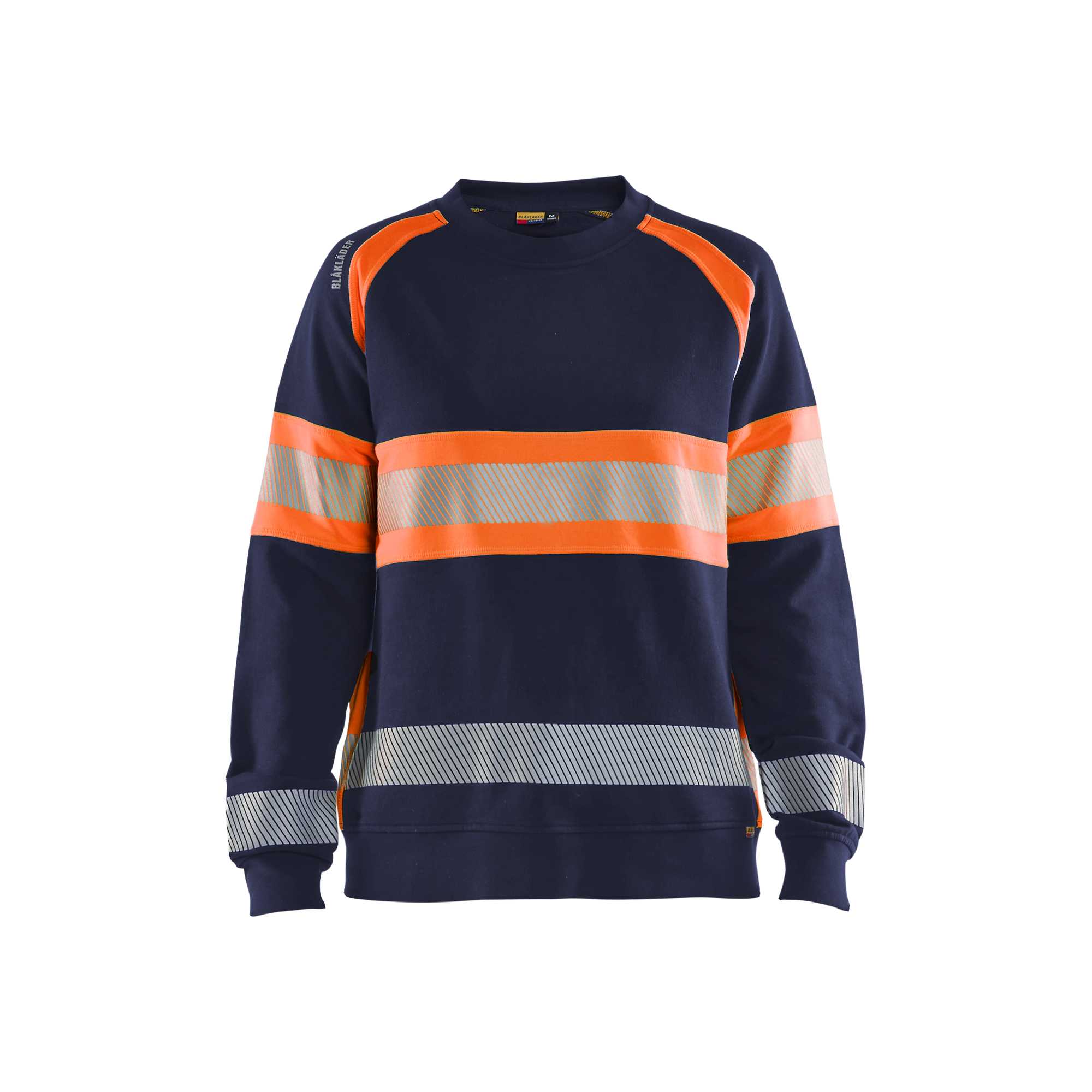 BLAKLADER 34091158 Hi Vis Reflective Sweatshirt WOMEN - 100% Cotton